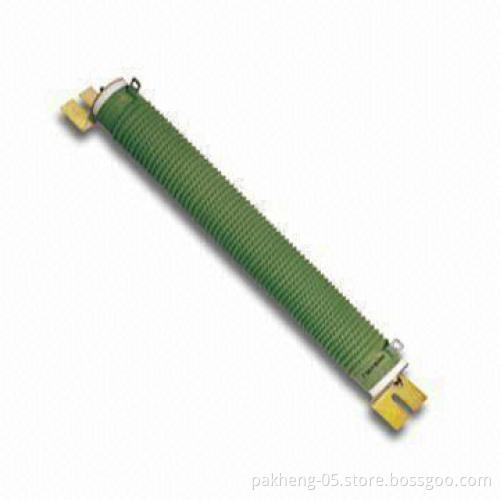 High-power Green-coated Ceramic Tube Resistor with Both Fixed, 5,000W Power and Adjustable Type